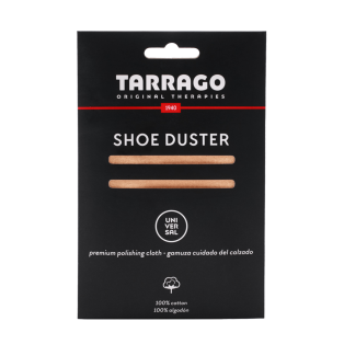TARRAGO Cotton Logo - Bawełniana szmatka do czyszczenia butów i pielęgnacji skór