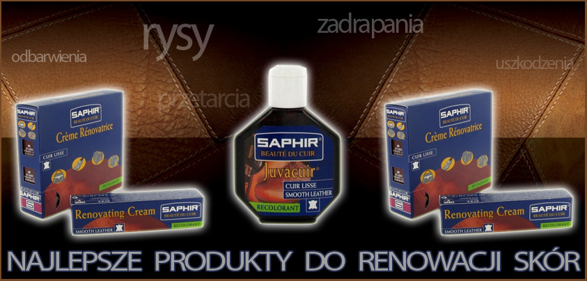 Najlepsze preparaty do renowacji skór. Saphir juvacuir i renovating cream