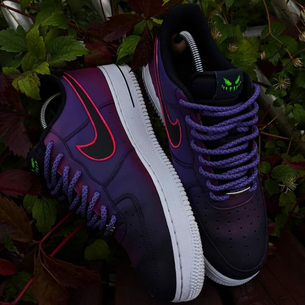Nike custom szpaki młody simba, farby do butów tarrago