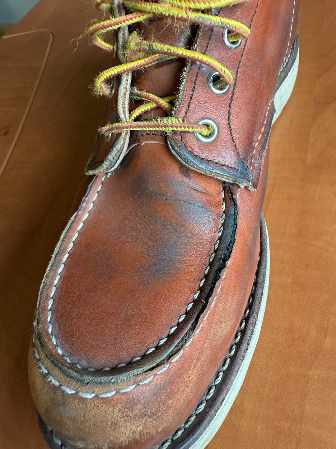 Tutorial - renowacja skórzanych butów red wings