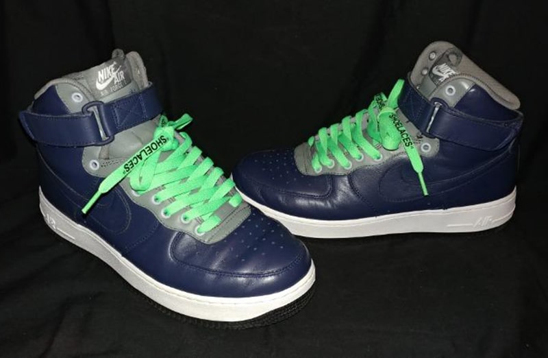 Neonowe zielone sznurowadła do butów LACE LAB neon laces, personalizacja obuwia, custom, malowanie adidasów
