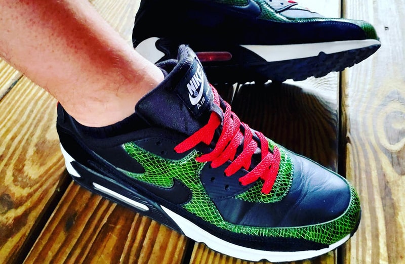 Sznurowadła płaskie czerwone do butów LACE LAB laces, personalizacja obuwia, custom, malowanie adidasów