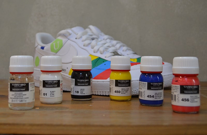 zestaw farb tarrago sneakers paint kit do personalizacji butów, kicksów