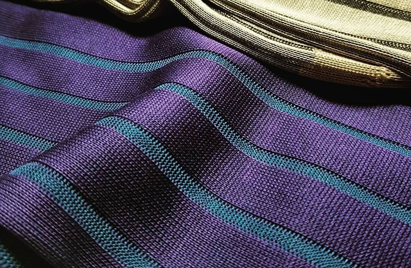 Luksusowe męskie eleganckie skarpety garniturowe na prezent. Egyptian Cotton - fioletowo, niebieskie. Do jeansów i garnituru.