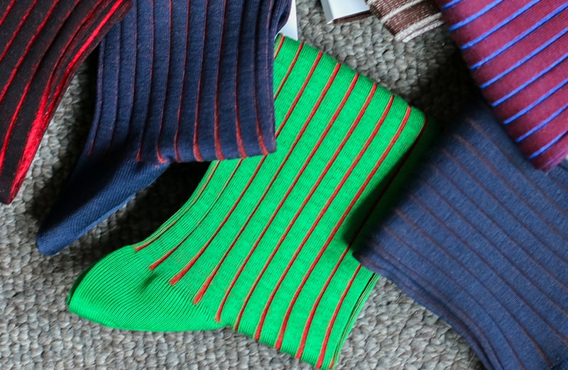 Luksusowe męskie eleganckie skarpety garniturowe na prezent. Egyptian Cotton, Do jeansów i garnituru.