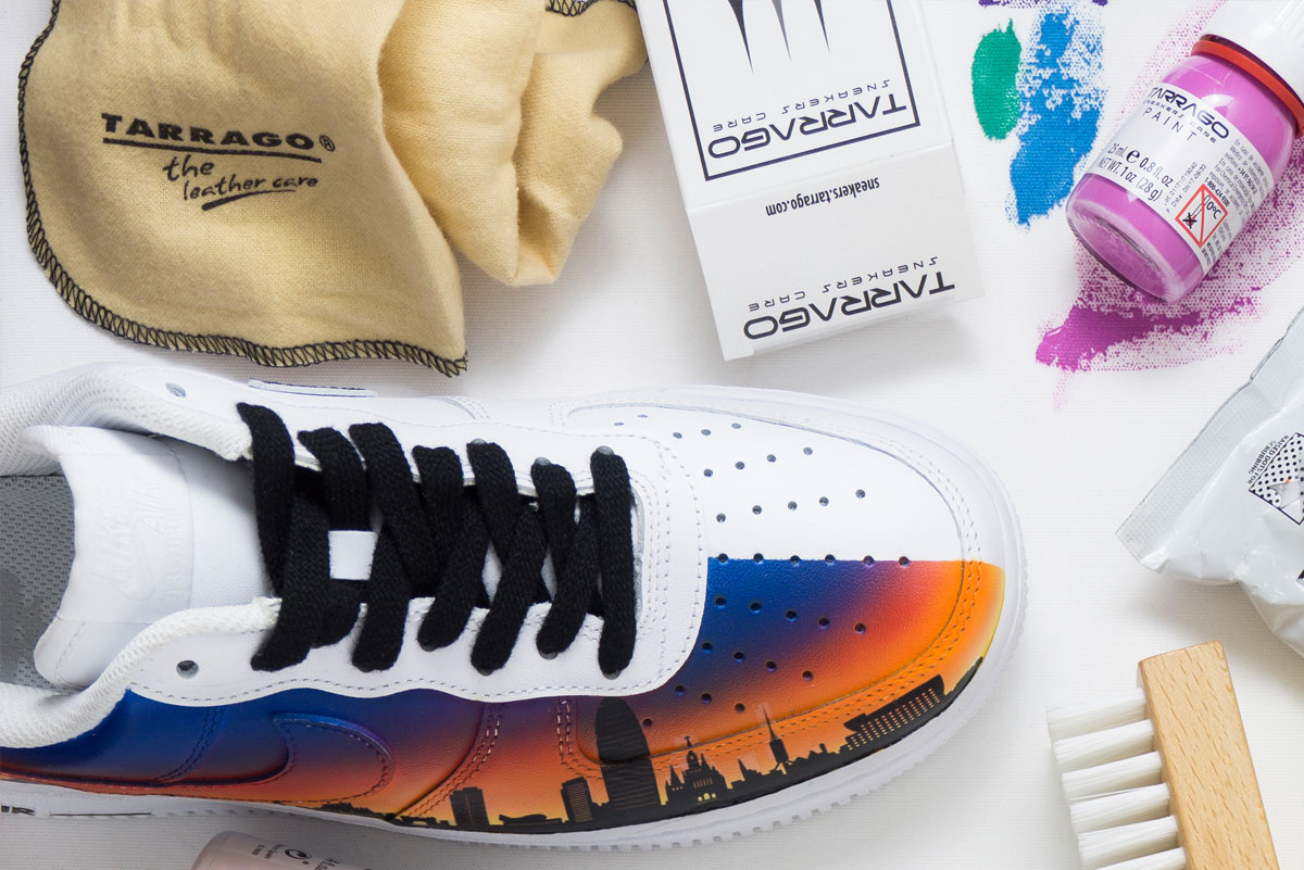 Farby akrylowe do customizacji sneakersów i jeansu