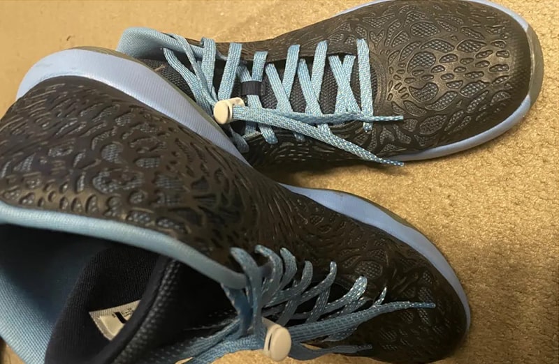 Niebieskie płaskie sznurowadła odblaskowe do butów LACE LAB Reflective FLAT 2.0 Laces Covy Blue, personalizacja obuwia, custom, customizacja adidasów