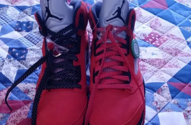 Czerwone płaskie sznurowadła odblaskowe do butów LACE LAB Reflective FLAT 2.0 Laces Red, personalizacja obuwia, custom, customizacja adidasów