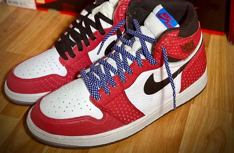 Niebieskie płaskie odblaskowe sznurowadła, sznurówki, sznury do sneakersów, kicksów, nike air max, jordanów, jordan . Customizacja butów Lace Lab.