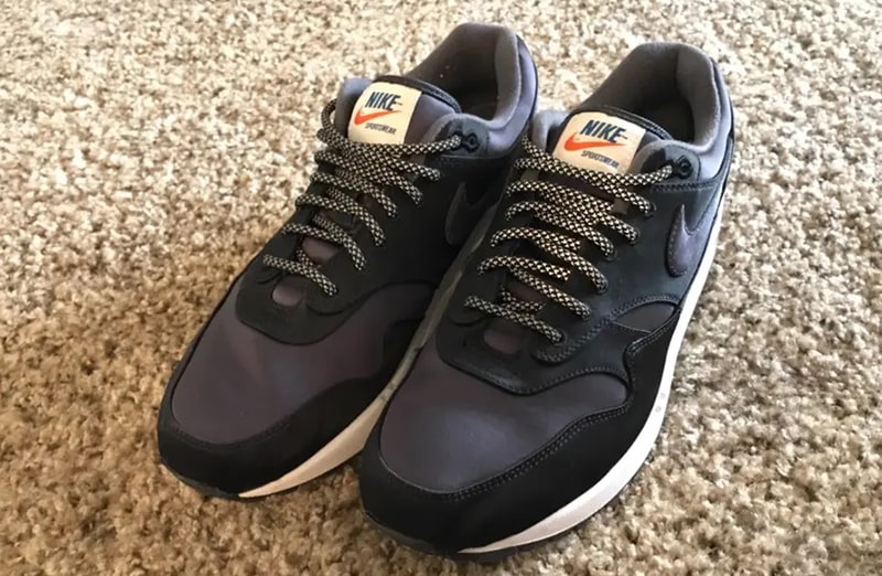 Czarne okrągłe sznurowadła odblaskowe do butów LACE LAB 3M Reflective Inverse laces, personalizacja obuwia, custom, customizacja adidasów