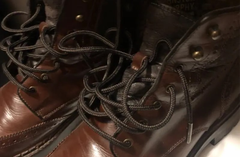 Okrągłe dwukolrowe sznurowadła do butów LACE LAB