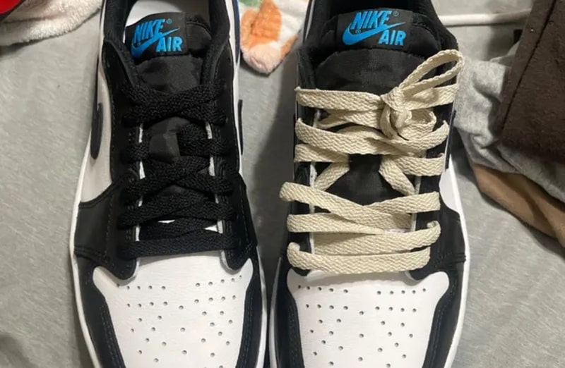 Jasnobeżowe płaskie sznurowadła, sznurówki, sznury do sneakersów, kicksów, Nike, JORDAN, Adidas. Customizacja butów Lace Lab.