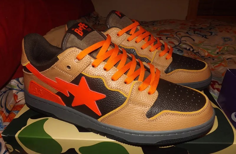 Sznurowadła płaskie pomarańczowe do butów LACE LAB neon laces, personalizacja obuwia, custom, malowanie adidasów