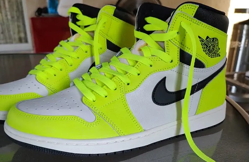 Zielone neonowe płaskie sznurowadła, sznurówki, sznury do sneakersów, kicksów, Nike, JORDAN, Adidas. Customizacja butów Lace Lab.