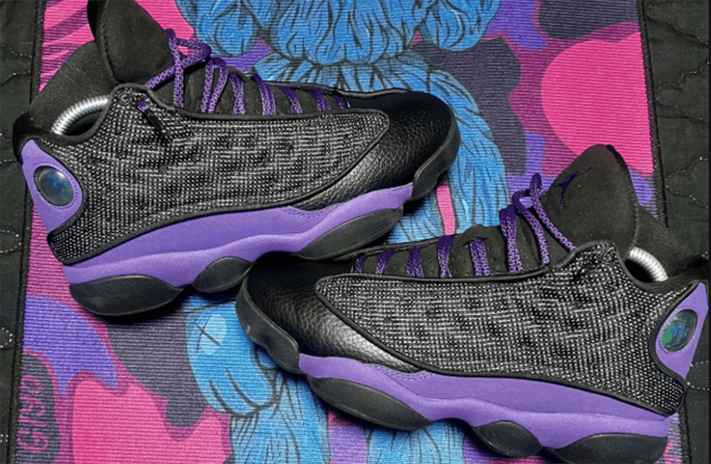 Fioletowe okrągłe odblaskowe sznurowadła, sznurówki, sznury do sneakersów, kicksów, Adidas NMD R1, Ultra Boost, Yeezy 350. Customizacja butów Lace Lab.