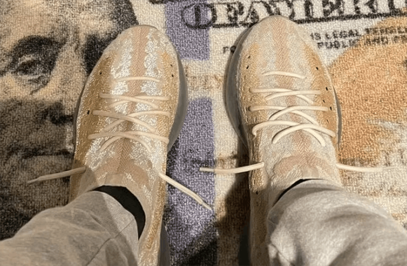 Beżowe okrągłe sznurowadła do butów LACE LAB Rope, personalizacja obuwia, custom, customizacja adidasów