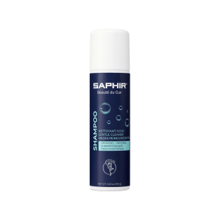 SAPHIR BDC Shampoo 150ml - Cleaner w piance do czyszczenia skór licowych, zamszu i nubuku oraz tekstyliów