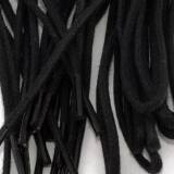 Okrągłe czarne cienkie sznurowadła woskowane do butów tarrago laces thin waxed