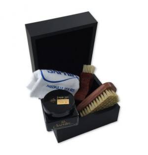 SAPHIR MDOR Box Ecrin Kit - Luksusowy zestaw do pielęgnacji butów