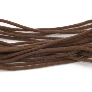 Tarrago Laces Fine Round 2.5mm Brown - brązowe okrągłe sznurowadła