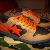 płaskie pomarańczowe sznurowadła Lace Lab. Sznurówki do customizacji sneakersów Jordan, Nike, Air Jordan 1, Retro High, Obsidain, dunk
