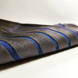 eleganckie szare w niebieskie paski podkolanówki męskie viccel knee socks shadow stripe gray royal blue