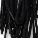 Okrągłe czarne sznurowadła do butów tarrago laces 2.5mm