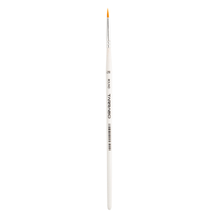 TARRAGO SNEAKERS Paint Brush Round 2/0 - Spiczasty, okrągły syntetyczny pędzelek do malowania detali, linii i obrysów