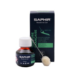 SAPHIR BDC Teinture Francaise 50ml + Pad - Barwniki alkoholowe do zamszu, nubuku i skór licowych + aplikator