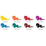 Jacquard Tee Juice Medium Point Fabric Art Marker to pisak o wysokiej gęstości, idealny do tworzenia ręcznie rysowanych grafik, rysunków na tkaninach, odzieży.