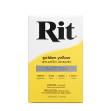 Złotożółty pigment do customizacji. Barwnik rit dye Golden Yellow do farbowania tkanin, jeansu, bawełny i innych powierzchni.