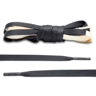 LACE LAB JORDAN 1 Laces 8mm Black / Cream - Dwukolorowe sznurowadła do Sneakersów