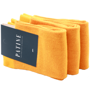 PATINE Socks PAME01 Yellow / Red - Skarpety klasyczne