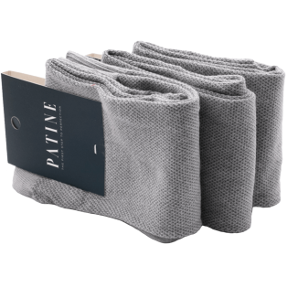 PATINE Socks PAME02 Light Grey / Dark Grey - Skarpety klasyczne