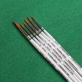 Okrągłe, spiczaste syntetyczne pędzelki do malowania detali i konturów