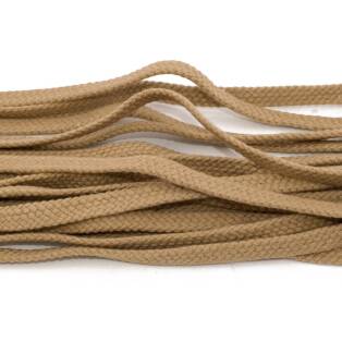 Tarrago Laces Flat 8.5mm Beige - beżowe płaskie sznurowadła