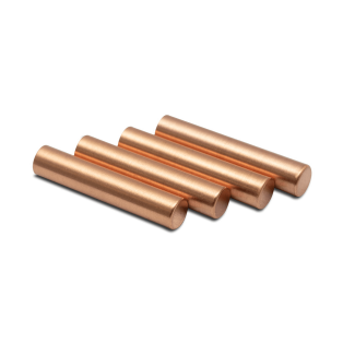 LACE LAB Cylinder Metal Aglets Rose Gold Set - Metalowe końcówki do sznurowadeł