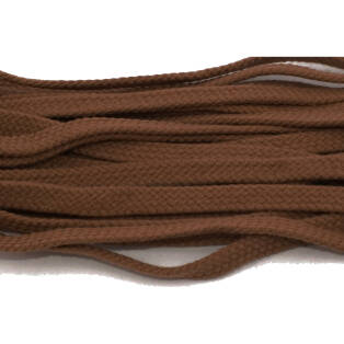 Tarrago Laces Flat 8.5mm Brown - brązowe płaskie sznurowadła