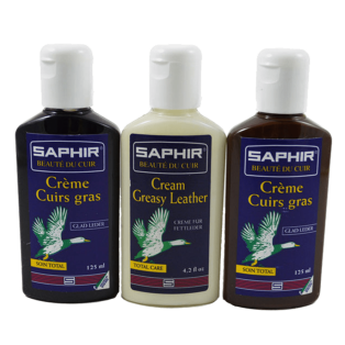 SAPHIR BDC Onguent Oiled Leather Cream 125ml - Balsam do skór olejowanych, woskowanych i licowych
