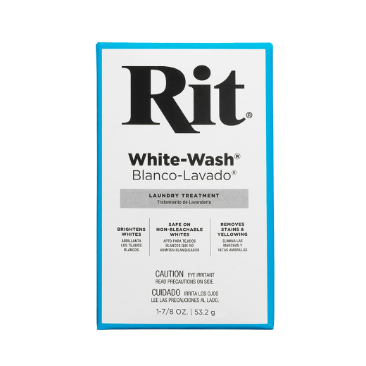Bezchlorowy wybielacz, rozjaśniacz i odplamiacz do białych tkanin - rit dye white wash.