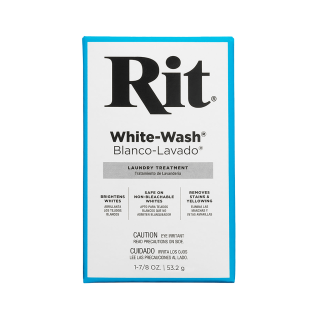 RIT DYE White Wash Powder 1.875oz - Bezchlorowy wybielacz, rozjaśniacz i odplamiacz do białych tkanin