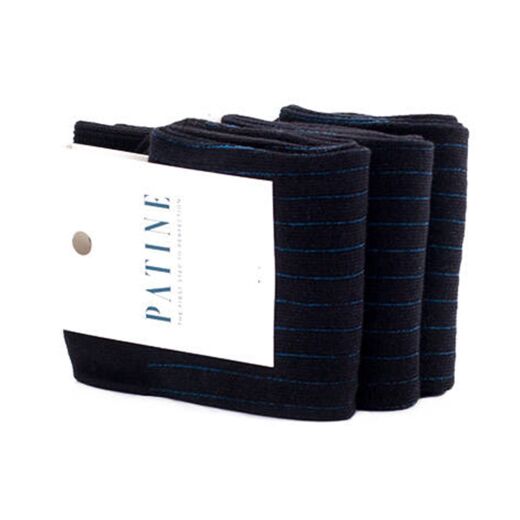 PATINE Socks PASH01 Black / Blue - Dwukolorowe skarpety typu SHADOW PATINE Socks PASH01 Black / Blue - Dwukolorowe skarpety typu SHADOW