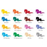 Markery do tworzenia rysunków na tkaninie, odzieży, tworzyw sztucznych 