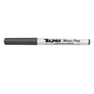 JACQUARD Tee Juice Fabric Art Marker Medium Point 1.2mm BLACK / Czarny pisak do jeansu, tkanin, skór, drewna, gliny, papieru