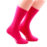 różowe skarpety męskie gładkie bawełniane idealne do butów eleganckich