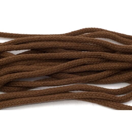Okrągłe brązowe grube sznurowadła  do butów tarrago laces havy cord 5.5mm