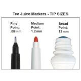 Jacquard Juice medium point to pisak o wysokiej gęstości, idealny do tworzenia ręcznie rysowanych grafik, rysunków na tkaninach, odzieży. Dostępne w kilku kolorach