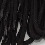 Okrągłe czarne grube sznurowadła  do butów tarrago laces havy cord 5.5mm