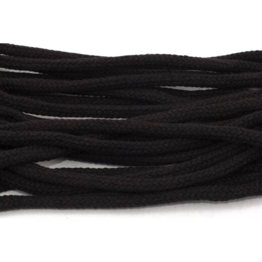 Okrągłe czarne grube sznurowadła  do butów tarrago laces havy cord 5.5mm