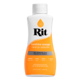 uniwersalny pomarańczowy barwnik do tkanin i innych powierzchni w formie płynnej RIT DYE Sunshine Orange